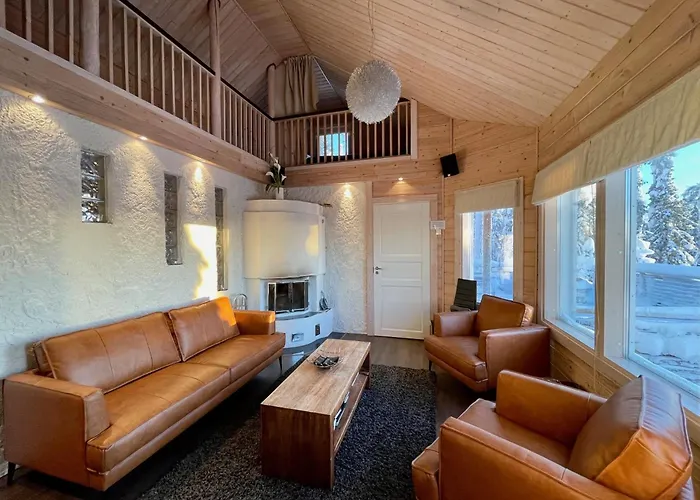 Hietavilla Aurora - Hot Tube - Sauna - Fireplace - 11Kw Ev-Refuel - Landscape View - Silence - Free Wifi Ruka