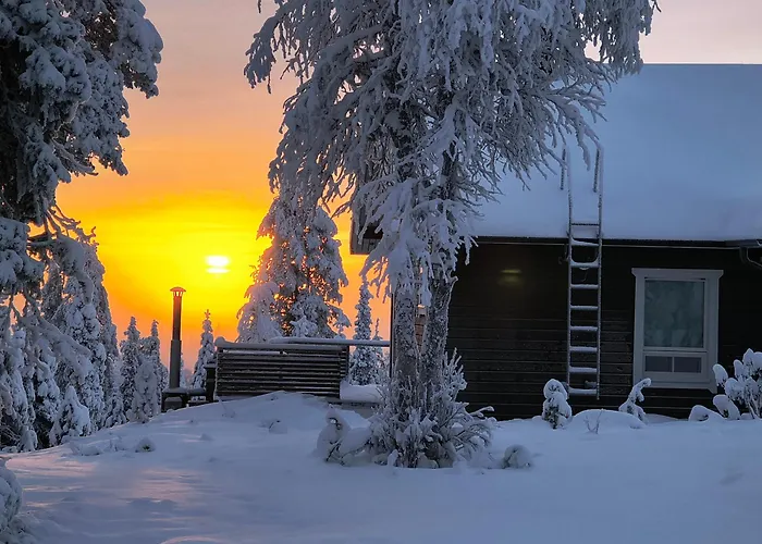 Hietavilla Aurora - Hot Tube - Sauna - Fireplace - 11Kw Ev-Refuel - Landscape View - Silence - Free Wifi Ruka